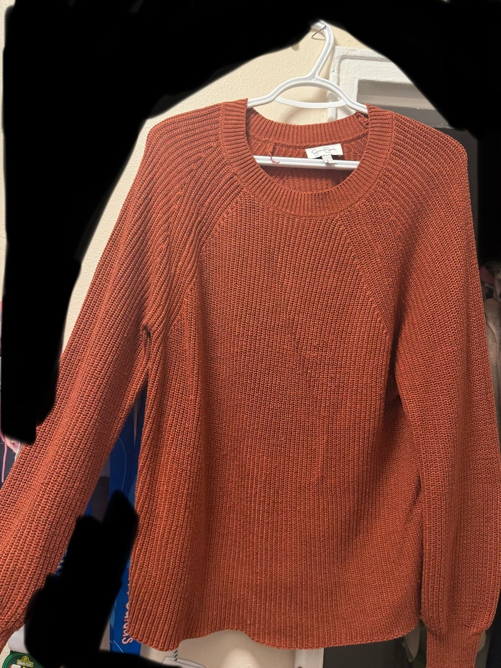 Jessica Simpson Rust Orange Crewneck Sweater